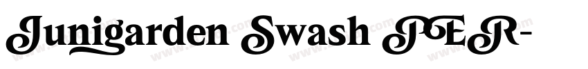 Junigarden Swash PER字体转换 Junigarden Swash PER字体转换